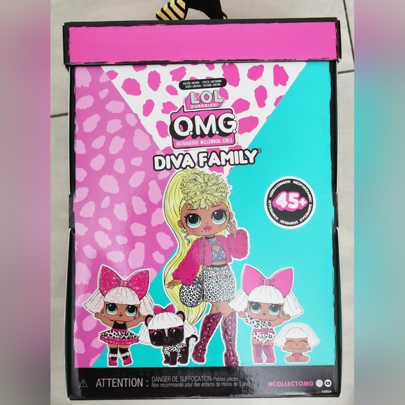 L.O.L. Surprise! Other - L.O.L. Surprise! OMG Diva Family with 45 Surprises